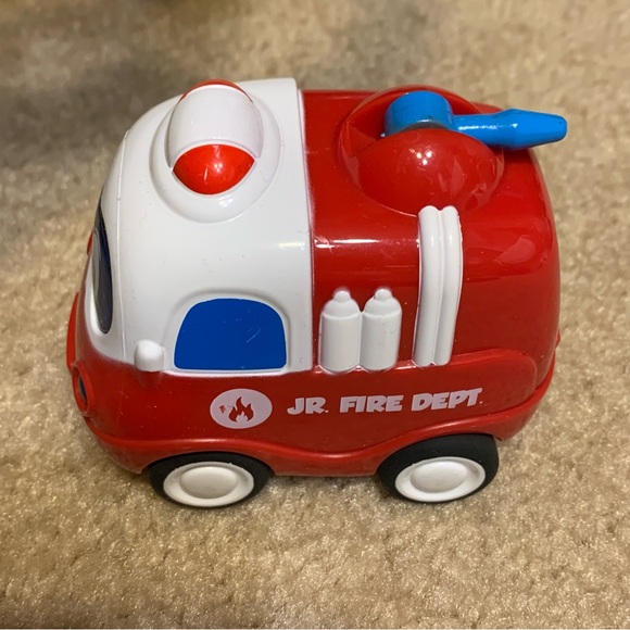 Toddle Nkok Jr Push and Go Ambulance and Fire Truck - Picture 6 of 9